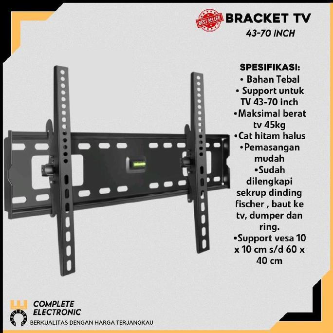TERBARU - Braket TV Dinding 40-90 inch inch Untuk Semua Merk TV, Breket TV