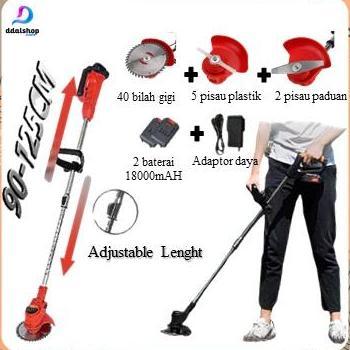 Terlaris Alat Pemotong Rumput Elektrik Tanpa Kabel Portable Mesin Potong Rumput Listrik