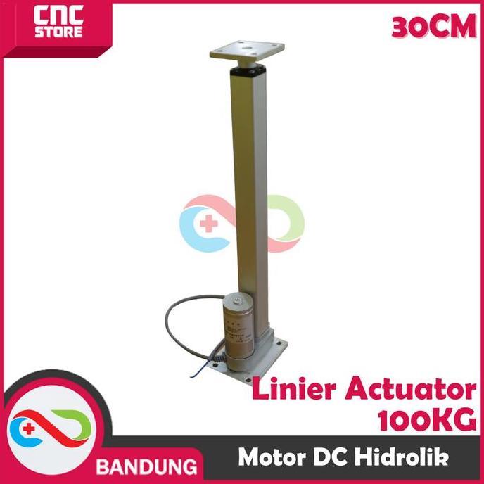 SPORTOV LINEAR ACTUATOR MOTOR DC 12V HIDROLIK HYDRAULIC 300MM 1000N 100KG 30CM