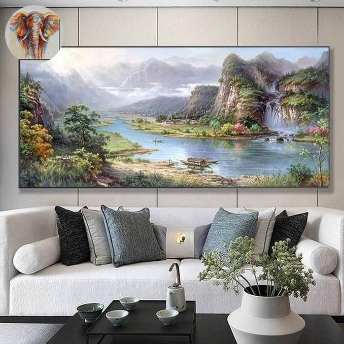 Terlaris Lukisan Minimalis/Lukisan Hiasan Dinding/Lukisan Kanvas