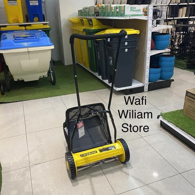 Terlaris Krisbow Mesin Potong Rumput Dorong Manual 15 Inch
