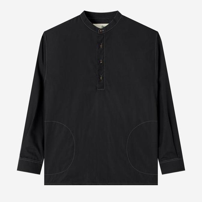 DUHA Baju Koko Lengan Panjang - Zahr - Black