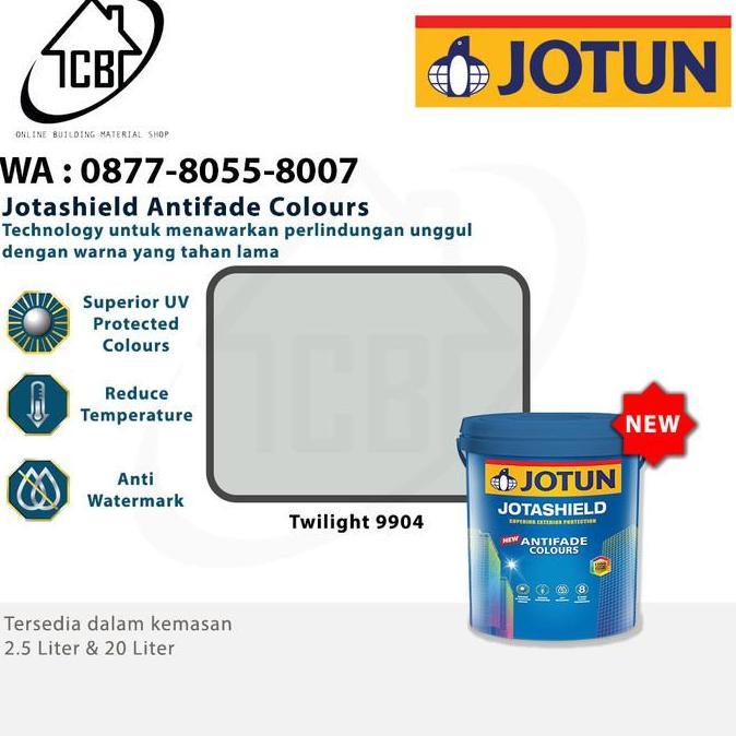 CAT TEMBOK LUAR JOTUN JOTASHIELD ANTIFADE TWILHT 9904 - 20L