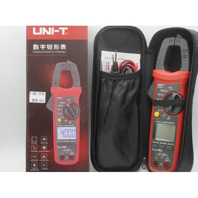 Tang Ampere Uni-T Ut203+ Digital Clamp Meter Multimeter Ohm Dmm Dc Ac Ut-203+ Ut 203 400-600A - Sku 