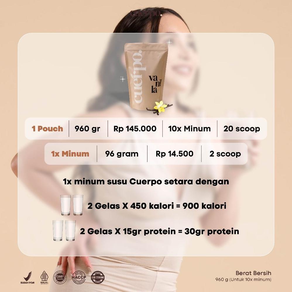 NEW PRODUCT Cuerpo Susu Tinggi Kalori & Protein 960 Gram