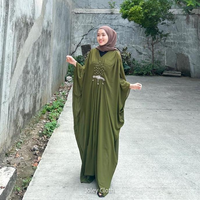 Joley Cloth - Kaftan Malika Luxury Ceruti With Baju Kondangan Dress Muslim Wanita Mewah Panjang Gami