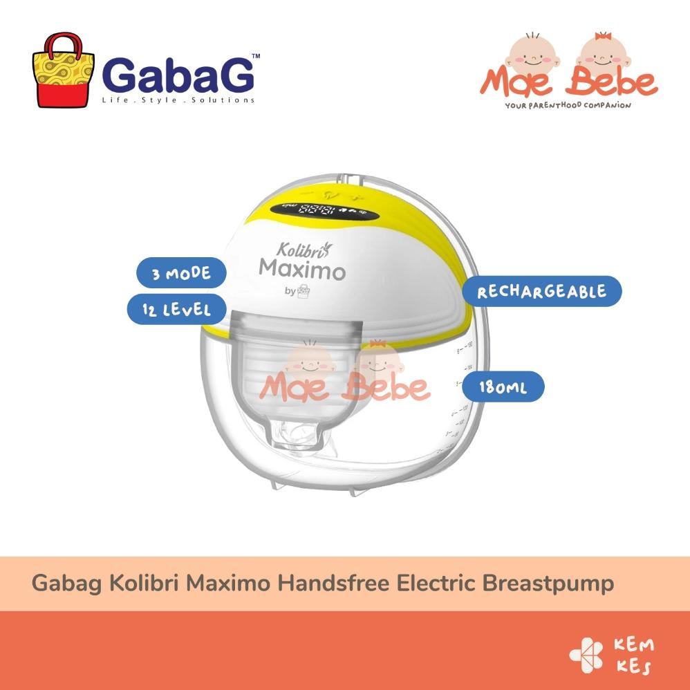Gabag Kolibri Maximo Handsfree Electric Breastpump Pompa ASI Single