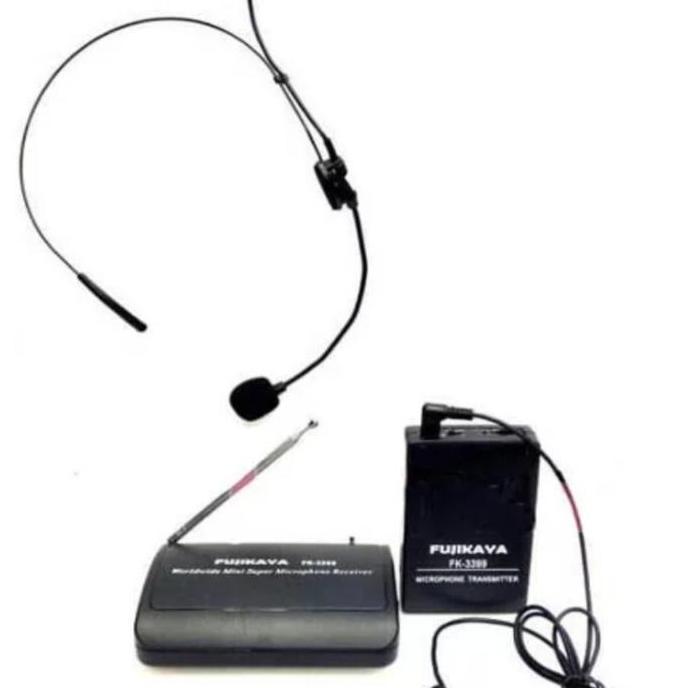 yukaa.nisa - mic wireless fujikaya fk-3399.mic condensor .suara sensitif.mic imam