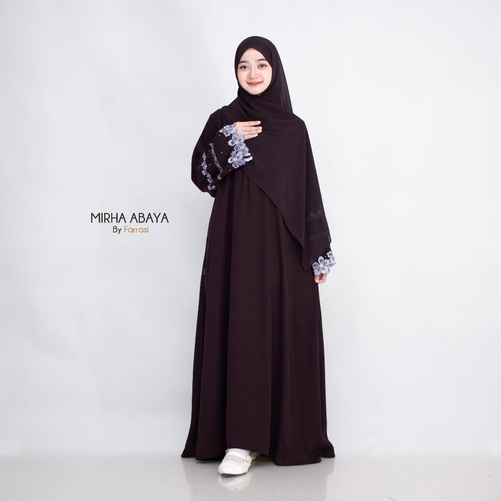 Termurah Farrasi Abaya Mirha / Abaya Motif Bunga