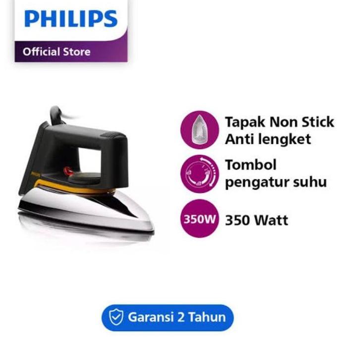 New- Setrika Philips HD 1172 / HD1172 Original Philips GARANSI RESMI