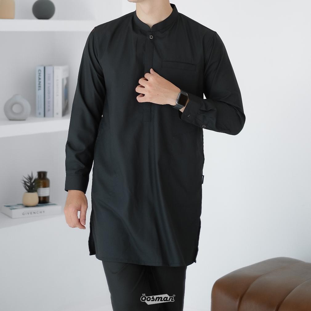 original oosman - kurta koko setelan pria dewasa pakistan premium lengan panjang
