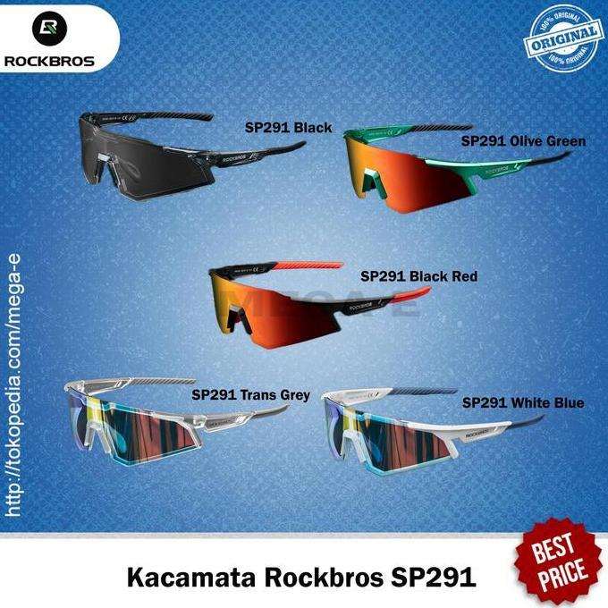 Promo Kacamata Sepeda Rockbros SP291 Sunglasses Olahraga Cycling Outdoor Diskon