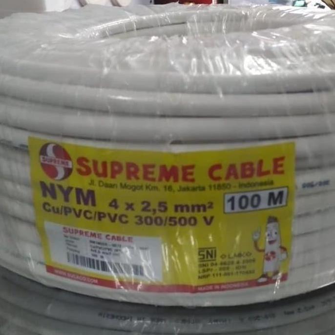 Promo Kabel NYM 4x2,5 4x2.5 Supreme Kabel NYM 4x2,5mm 4x2.5mm Supreme 100m Diskon