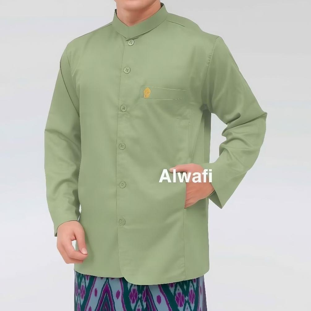 CUCI GUDANG BAJU MUSLIM KOKO HAIBAH TEROMPAH SEMI JAZ KOKO PRIA DEWASA LENGAN PANJANG TOYOBO PREMIUM
