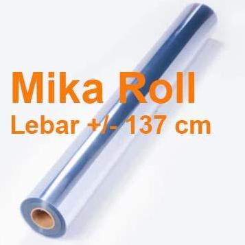 Plastik Mika Roll PVC Bening "Lemas" / Plastik Taplak Meja