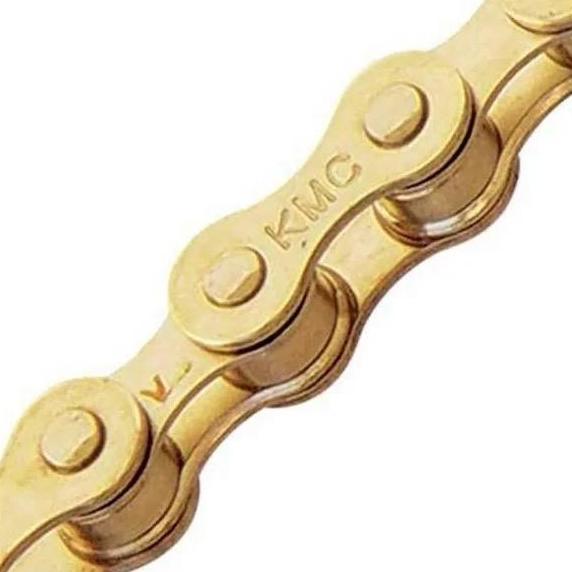 Rantai sepeda KMC S1 gold single speed fixie