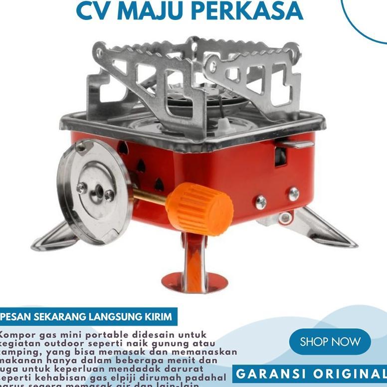 KOMPOR PORTABLE CAMPING MODEL KOTAK KOMPOR GAS MINI KECIL KOMPOR PERLATAN CAMPING OUTDOOR MURAH