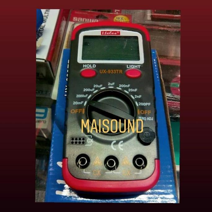 Ready Kapasitor Meter HELES UX 933 TR Capacitance meter ux933tr