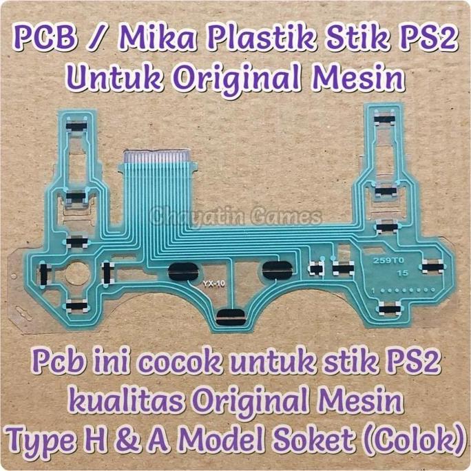 PCB / Mika Stik PS2 Ori Mesin Untuk Stik Type H & A Model Soket Colok