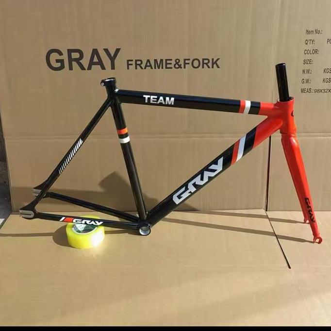 Frameset GRAY TEAM alloy fixie
