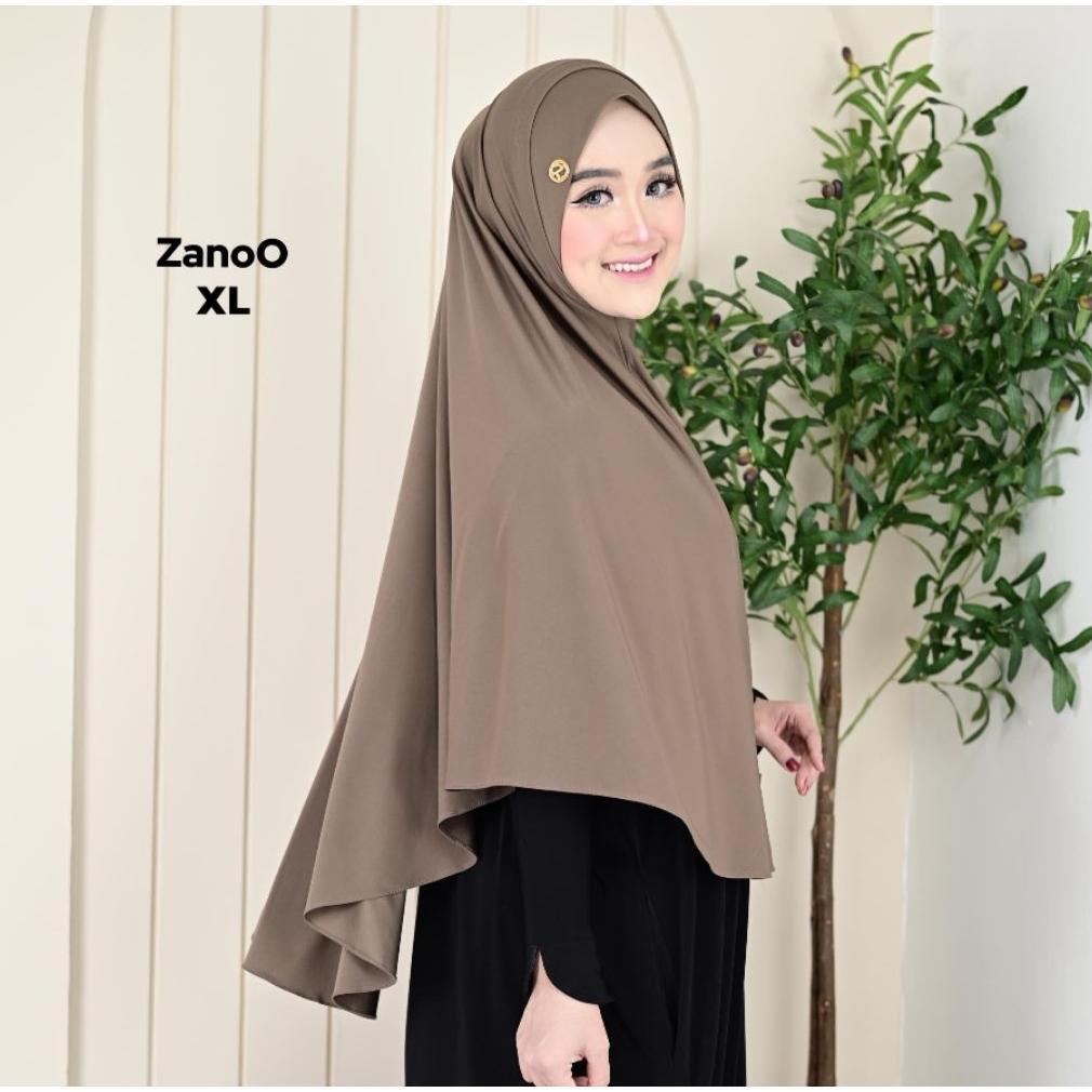 Hot Zanoo - Xl Marisa Hijab Instan Jumbo Khimar Hijab Bergo Jumbo