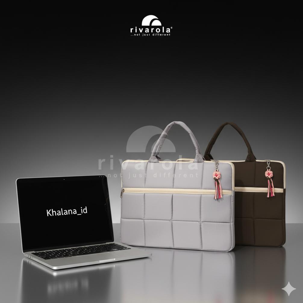 ORIGINAL TAS LAPTOP PUFFY TAS PELINDUNG LAPTOP PRIA WANITA 14 - 15 INCH