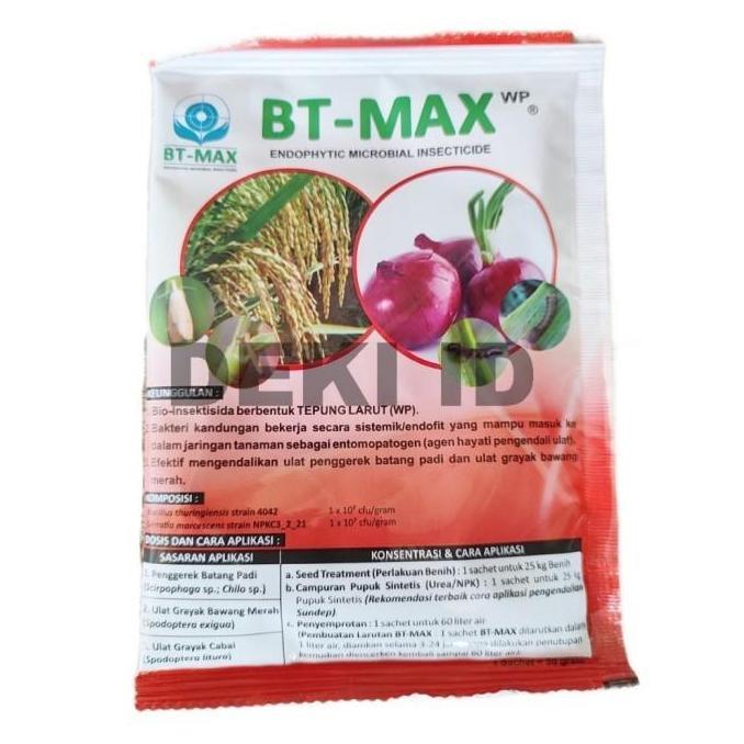 BT Max 50 gr Bacillus T Bakteri Merah Serratia Bio Insektisida Organik Pestisida Nematisida Pembasmi