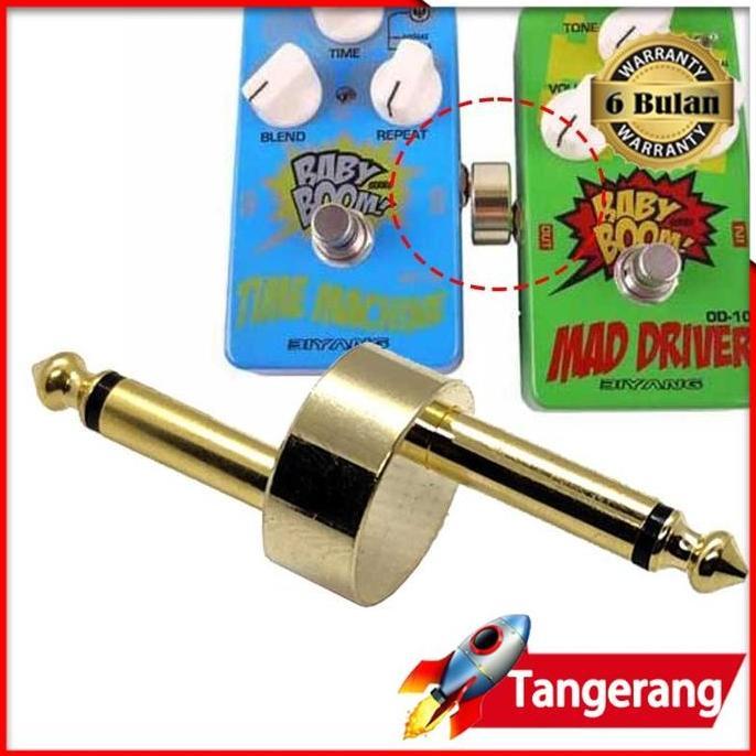 POZLAV Jack Konektor Efek Gitar Jack Jumper Efek Gitar Jek Gitar Listrik Jumper Efek Gitar