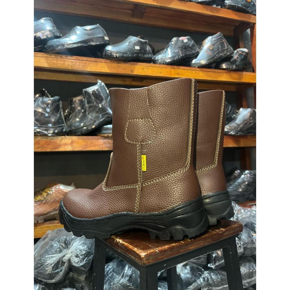 DISKON SEPATU SAFETY BOOTS PROYEK UJUNG BESI