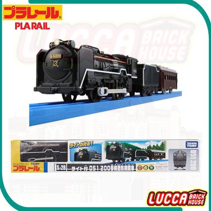 Bst Ready Takara Tomy Plarail S-28 D51 200 Steam Locomotive Train With Lights Best Seller