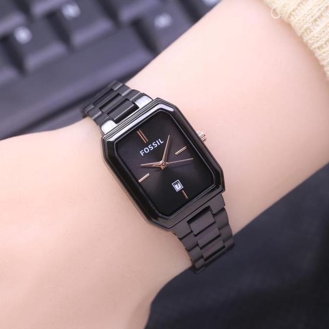 DF265 - Jam tangan wanita fossil kotak rantai