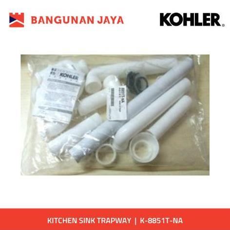KOHLER KITCHEN SINK TRAPWAY WHITE | K-8851T-NA