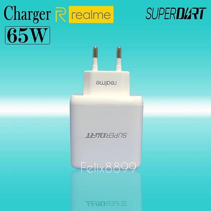 Charger Realme 7 Pro 8 Pro ORIGINAL Super Dart 65 Watt USB Type C
