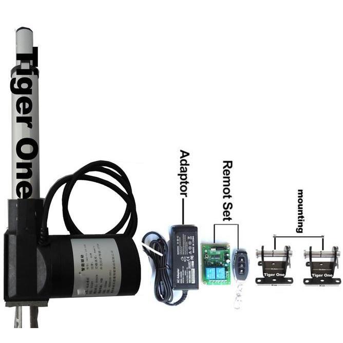 Kumau Aktuator, Actuator 24V Linear Aktuator, Linear Actuator 10Cm 6000N