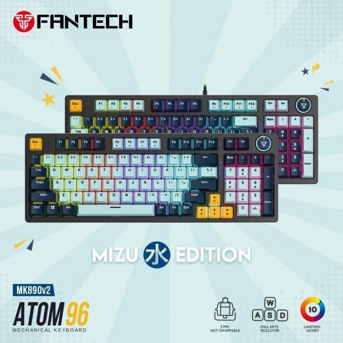 FANTECH ATOM96 MK890V2 RGB Mechanical Gaming Keyboard