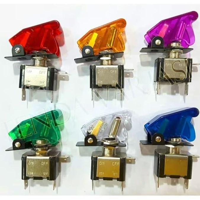 SWITCH PILOT SAKLAR LED ON OFF MOBIL PILOT SWITCH SAKLAR MOBIL ON/OFF