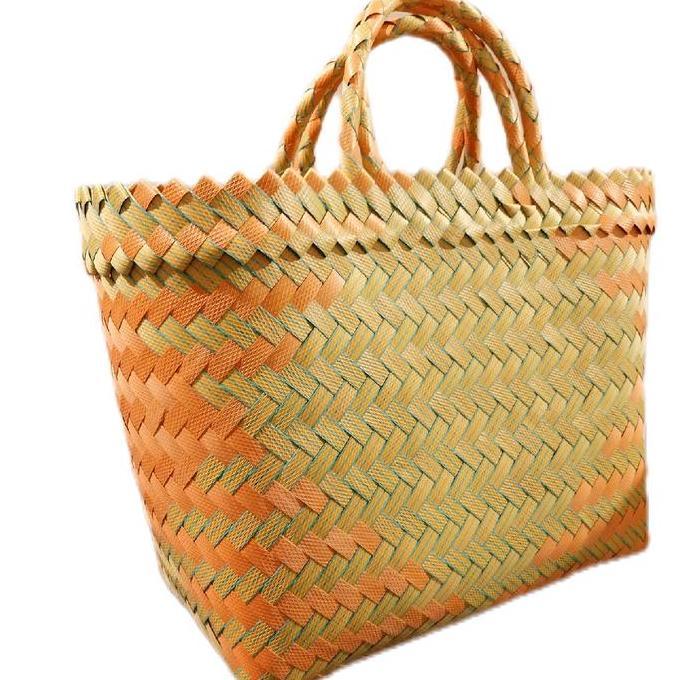 tas anyaman LURIK Medium 27x12x24cm /PAKET 15 PCS tas belanja/kantong sembako/ tas hampers lebaran Y