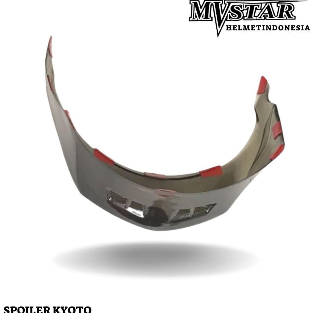 TERBARU SPOILER HELM / SPOILER HELM KYOTO / SPOILER RSV LENGKAP DENGAN BAUT / SPOILER LEM 3M UNTUK S