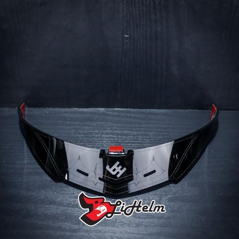 BIG SALE SPOILER RSV FF500 / RSV 300 / SPOILER HELM RSV FF500/RSV300 HITAM BENING MURAH KUALITAS MEW