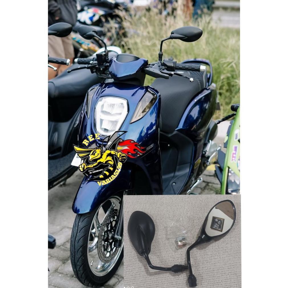 BIG PROMO KACA SPION X1 MODEL THAILAND MOTOR HONDA GENIO PNP SPION HONDA DAN YAMAHA AKSESORIS MOTORC