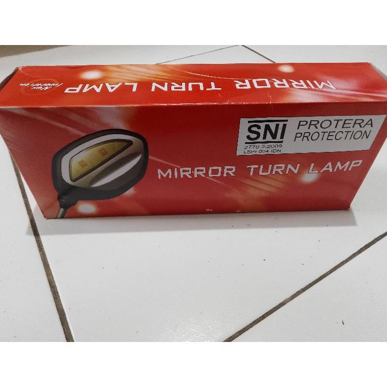 BESTPROMO BARU ORI AHM - SPION LAMPU MENYALA SPION LED (BEAT, GENIO, VARIO, DLL)