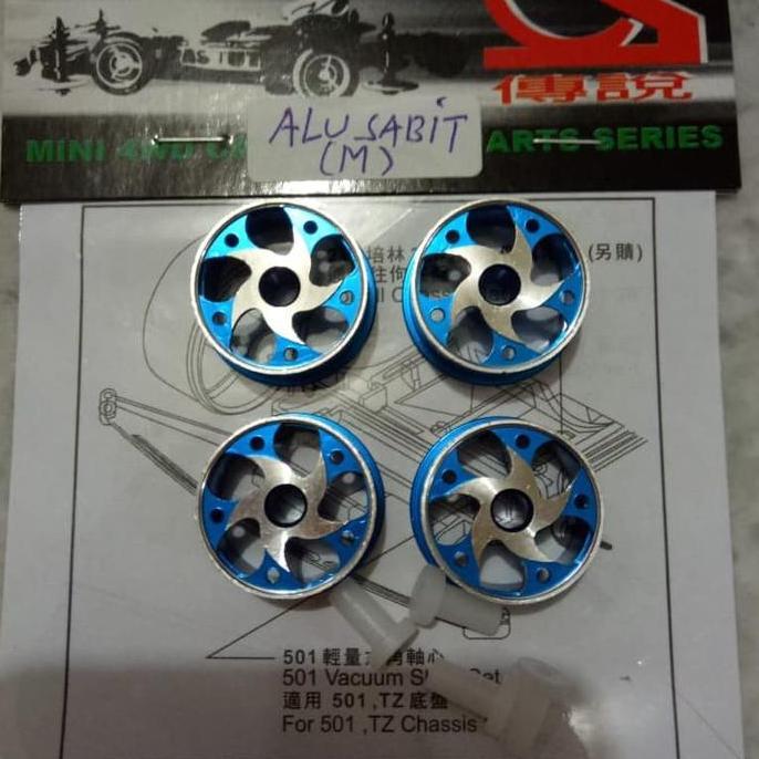 Promo Rep Tamiya Hg Aluminium Wheel Sabit / Velg Aluminium M Cod