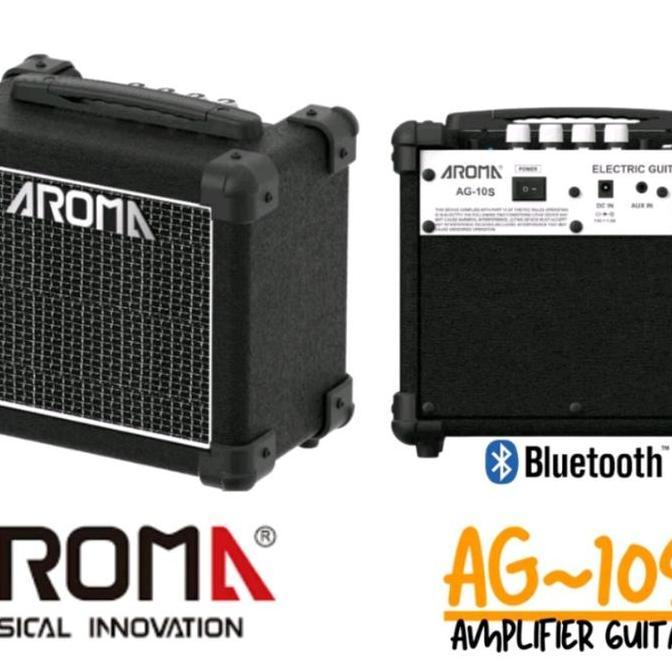 Aroma Ag-10S Amplifier Gitar Listrik With Bluetooth Ampli Gitar Elektrik Ag10S Aroma Original Hemat
