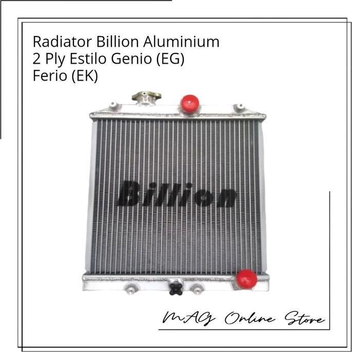 Radiator Aluminium 2 Ply Estilo / Genio (Eg) - Ferio (Ek) Merk Billion - Radiator Billion 2 Ply Engi