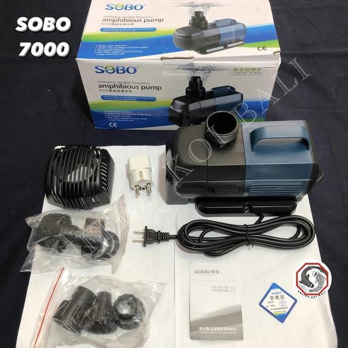 MESIN POMPA CELUP KOLAM IKAN - SOBO BO 7000 KOLAM IKAN KOI