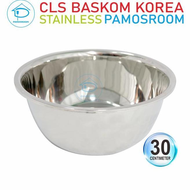 Calypso Baskom Stainless 30Cm Baskom Korea Tebal Kualitas Top