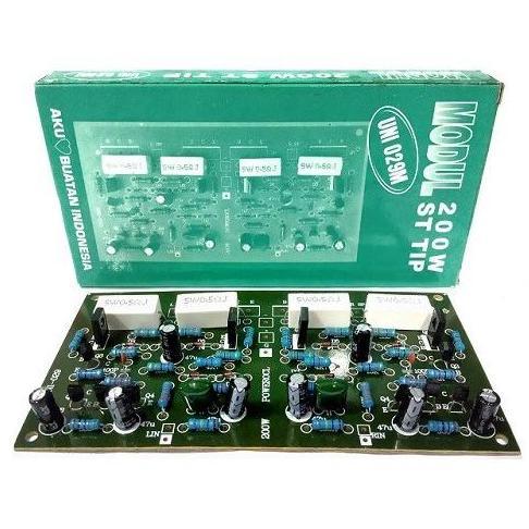 Kit Modul Power Amplifier Stereo 200 Watt Tanpa Transistor Tr 200W Ocl System Input Dc 24 V Ct Min 3