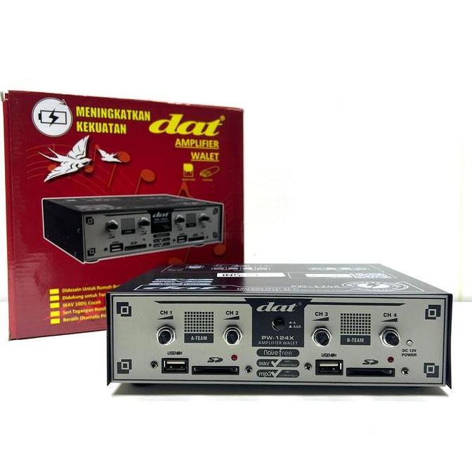 Ampli Walet Dat Pw 124X Original Amplifier Walet Dat Pw 124 X Baru