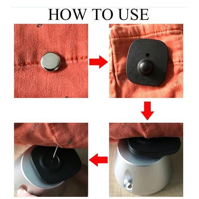 100 pcs Pin Sensor OP Big Tag Anti-Kemalingan toko Eas Anti-Theft Tag TS