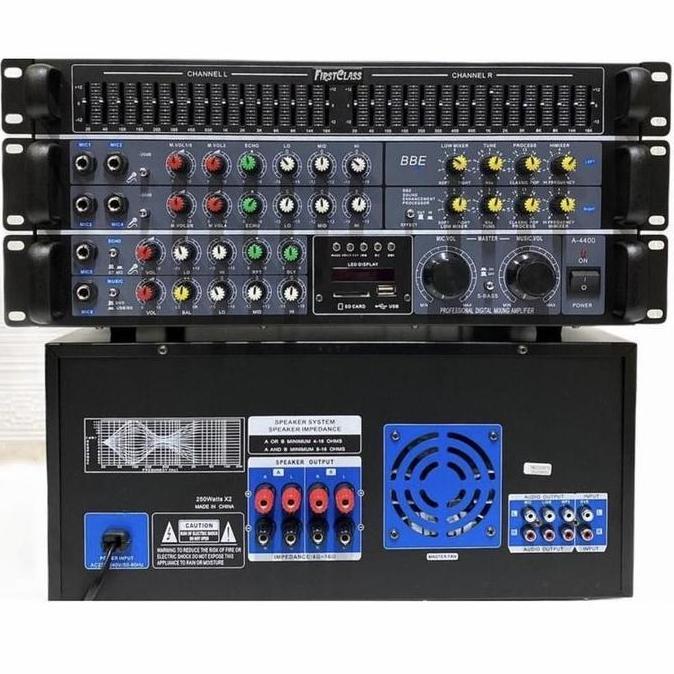 Amplifier Firstclass Fc-A 4400 Dsp / Fc 4400 Bbe Bluetooh Usb Original Terbatas